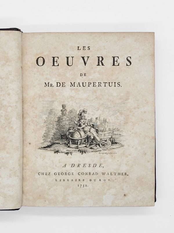 <span class="artist-name-product">MAUPERTUIS  Pierre Louis Moreau de</span> Les Oeuvres.