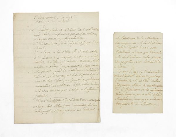 <span class="artist-name-product">ANTILLES </span> Observations sur les intendances des Isles.