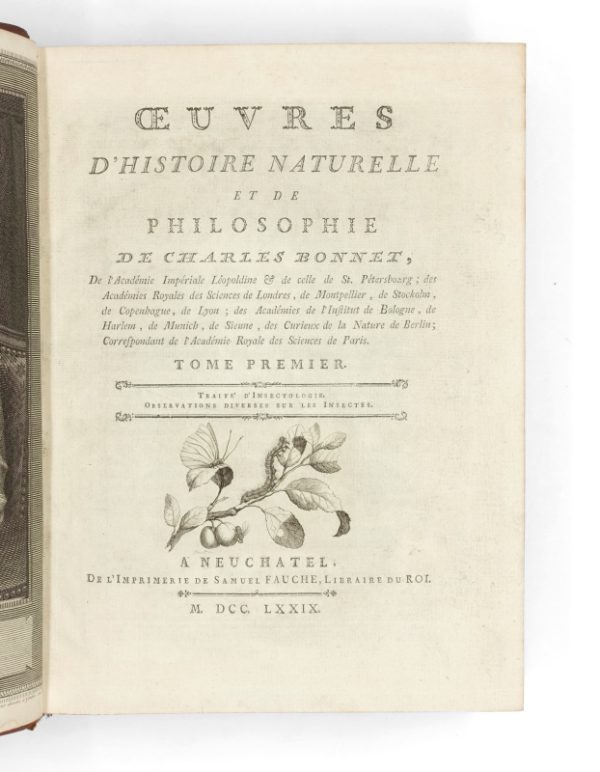 <span class="artist-name-product">BONNET  Charles</span> OEuvres d'histoire naturelle et de philosophie. – Image 2