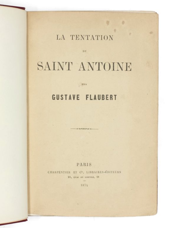<span class="artist-name-product">FLAUBERT  Gustave</span> La Tentation de Saint Antoine. – Image 2