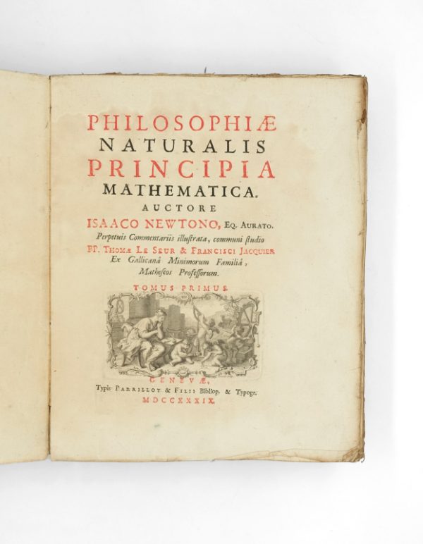 <span class="artist-name-product">NEWTON  Isaac</span> Philosophiae naturalis Principia mathematica. Perpetuis Commentariis illustrata, communi studio PP. Thomae Le Seur & Francisci Jacquier.