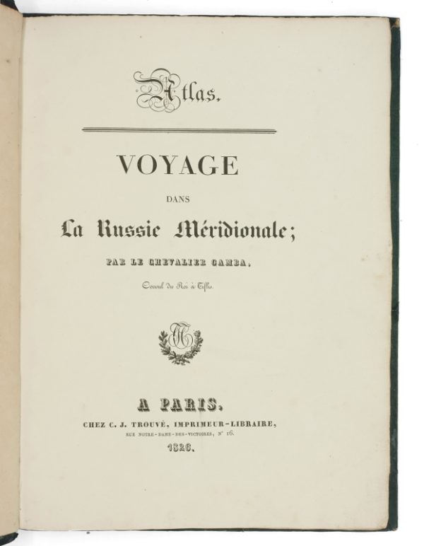 <span class="artist-name-product">GAMBA Jacques-François</span> Voyage dans la Russie Méridionale, et particulièrement dans les provinces situées au-delà du Caucase, fait depuis 1820 jusqu'en 1824. – Image 3