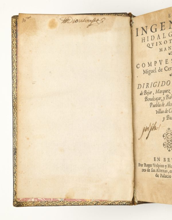 <span class="artist-name-product">CERVANTES  Miguel de</span> El Ingenioso Hidalgo Don Quixote de la Mancha. Compuesto por Miguel de Cervantes Saavedra. - Image 2