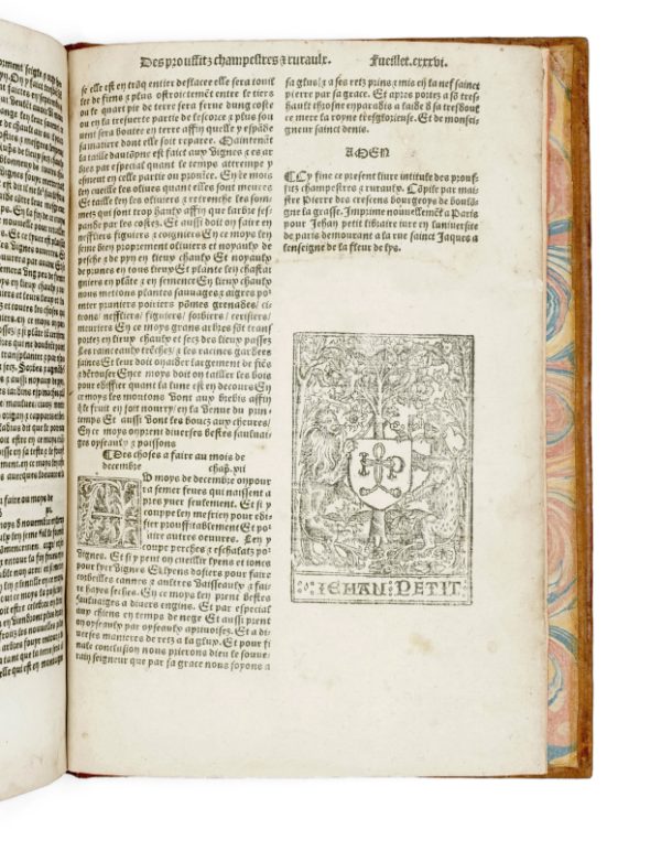 <span class="artist-name-product">CRESCENS  Pierre de</span> Le Livre des Prouffitz Champestres et Ruraulx. Touchant le labour des champs, vignes et jardins. Pour faire puys, fontaines, cysternes, maisons, et autres edifices. – Image 6