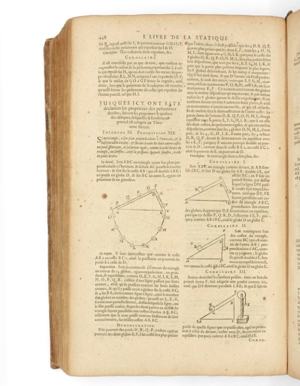 <span class="artist-name-product">STEVIN  Simon</span> Les oeuvres Mathématiques de Simon Stevin de Bruges. Ou sont insérées les Mémoires mathématiques... Le tout reveu et corrigée & augmenté par Albert Girard. – Image 4