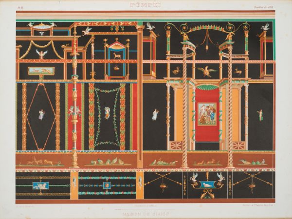 <span class="artist-name-product">CERILLO  Edoardo</span> Dipinti murali di Pompei. Medaglie. Istituto d'incoraggiamento di Napoli. Esposizioni di Londra e Milano. Versione francese pel Cav. Giulio Cottrau.