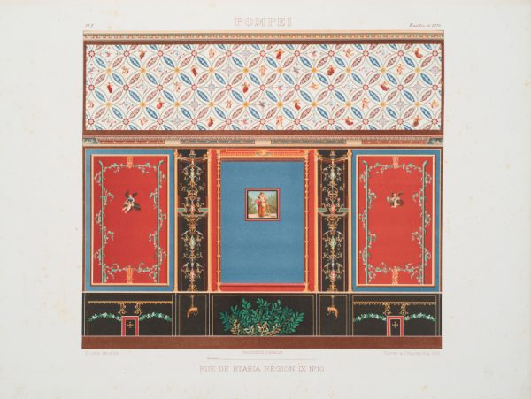 <span class="artist-name-product">CERILLO  Edoardo</span> Dipinti murali di Pompei. Medaglie. Istituto d'incoraggiamento di Napoli. Esposizioni di Londra e Milano. Versione francese pel Cav. Giulio Cottrau. – Image 2