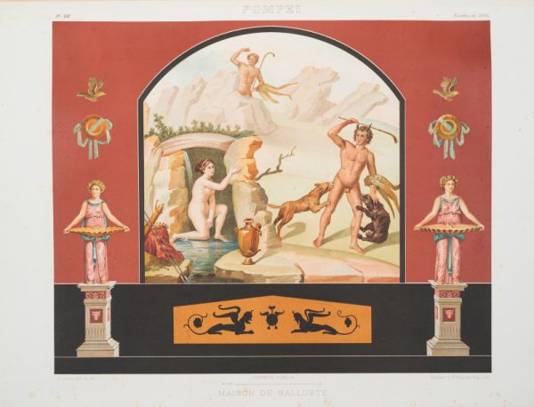 <span class="artist-name-product">CERILLO  Edoardo</span> Dipinti murali di Pompei. Medaglie. Istituto d'incoraggiamento di Napoli. Esposizioni di Londra e Milano. Versione francese pel Cav. Giulio Cottrau. – Image 9