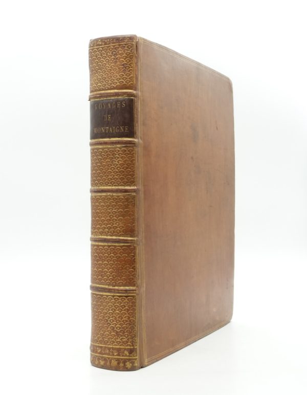 <span class="artist-name-product">MONTAIGNE  Michel de</span> Journal du voyage en Italie, par la Suisse & l’Allemagne, en 1580 & 1581 ; avec des notes par M. de Querlon. – Image 3