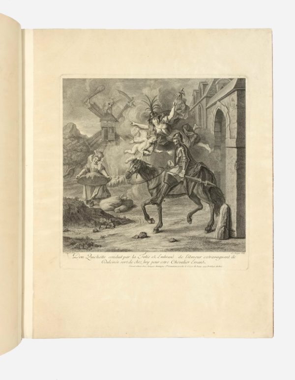 <span class="artist-name-product">CERVANTES SAAVEDRA  Miguel de</span> [Les principales Aventures de l'admirable Don Quichotte, représentées en figures.]