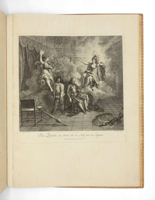 <span class="artist-name-product">CERVANTES SAAVEDRA  Miguel de</span> [Les principales Aventures de l'admirable Don Quichotte, représentées en figures.] – Image 3