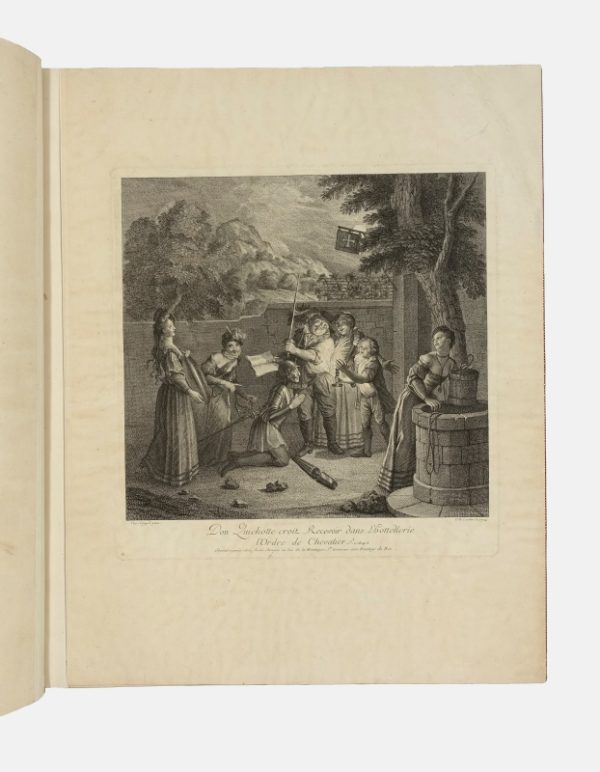 <span class="artist-name-product">CERVANTES SAAVEDRA  Miguel de</span> [Les principales Aventures de l'admirable Don Quichotte, représentées en figures.] – Image 4