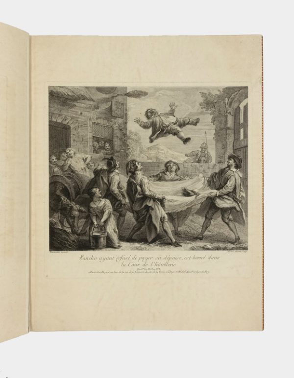<span class="artist-name-product">CERVANTES SAAVEDRA  Miguel de</span> [Les principales Aventures de l'admirable Don Quichotte, représentées en figures.] – Image 5