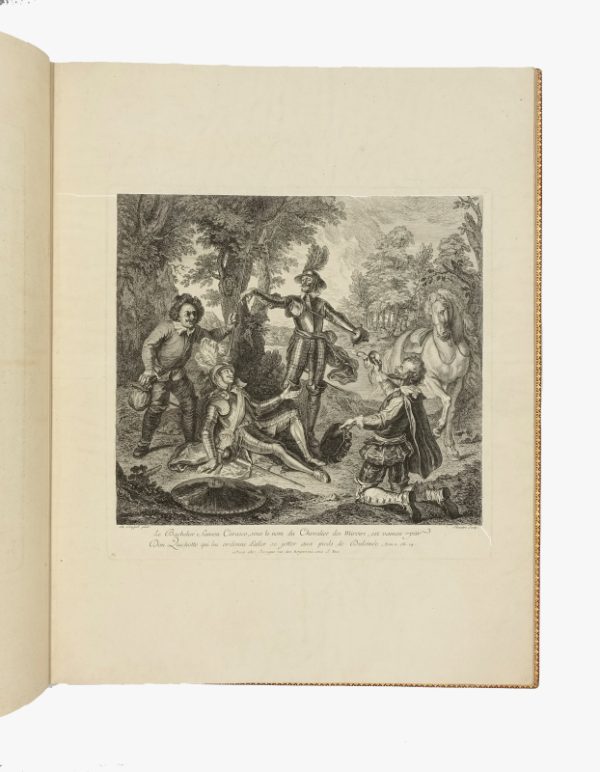 <span class="artist-name-product">CERVANTES SAAVEDRA  Miguel de</span> [Les principales Aventures de l'admirable Don Quichotte, représentées en figures.] – Image 8