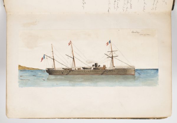 <span class="artist-name-product">LAPIED Marie-Henri</span> Voyage en Chine et à Péking pour observer le Passage de Vénus du 9 décembre 1874. Journal. - Image 8