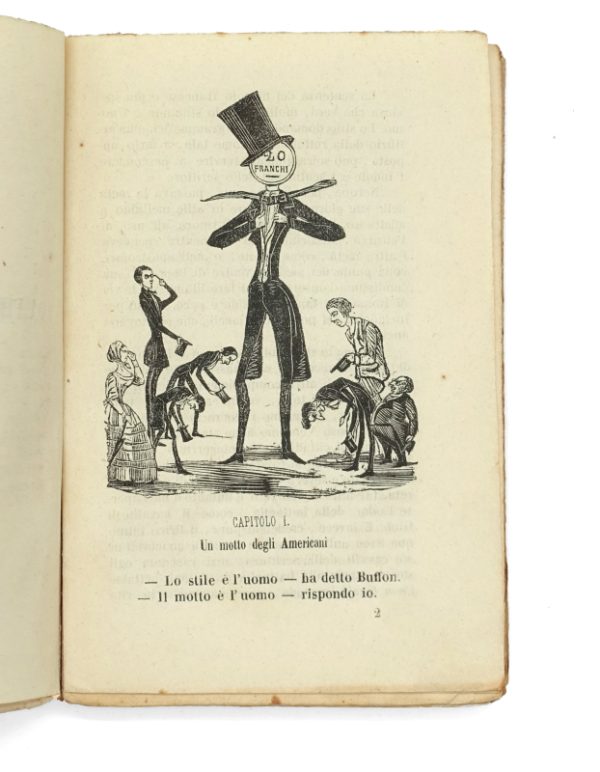 <span class="artist-name-product">COLLODI  Carlo pseud. de]: LORENZINI</span> Un Romanzo in vapore. Da Firenze a Livorno. Guida storico-umoristoca.