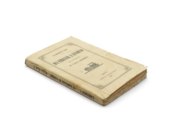 <span class="artist-name-product">COLLODI  Carlo pseud. de]: LORENZINI</span> Un Romanzo in vapore. Da Firenze a Livorno. Guida storico-umoristoca. – Image 3