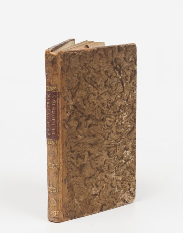 <span class="artist-name-product">GIORGI  Federico</span> Libro del modo di conoscere i buoni falconi, astori, a sparavieri, di farli, di governali, & medicarli. – Image 3