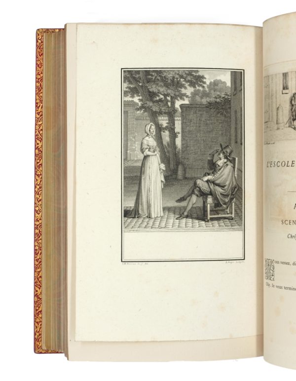 <span class="artist-name-product">MOLIERE Jean-Baptiste Poquelin dit</span> Oeuvres.- Le Théâtre. Collationné minutieusement sur les premières éditions & sur celles des années 1666, 1674 & 1682. Orné de vignettes par Frédéric Hillemacher. – Image 5